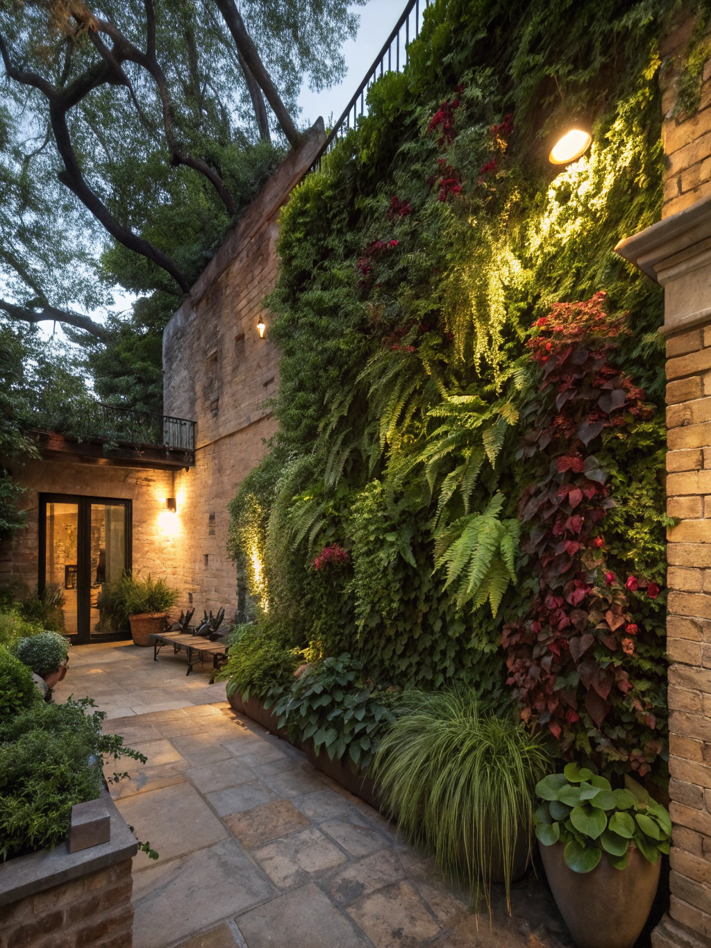 Transform Your Patio with Vertical Plant Walls