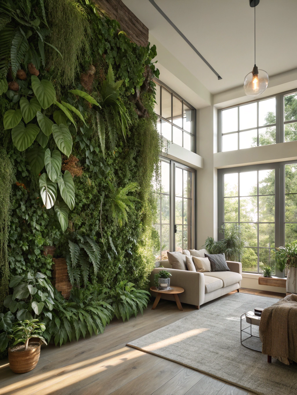 Indoor Garden Walls for Living Rooms