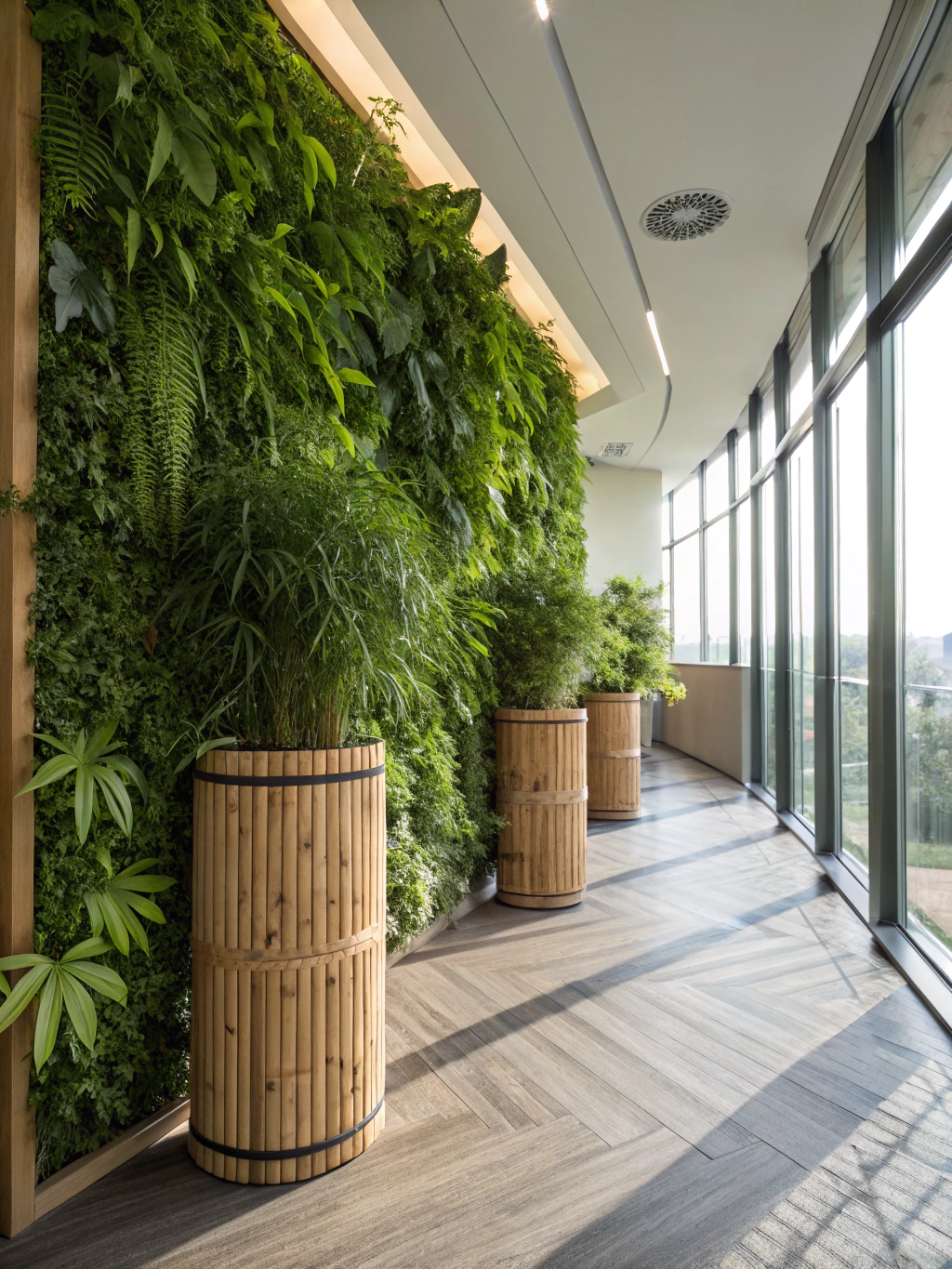 Enhancing Spaces with Bamboo Planters