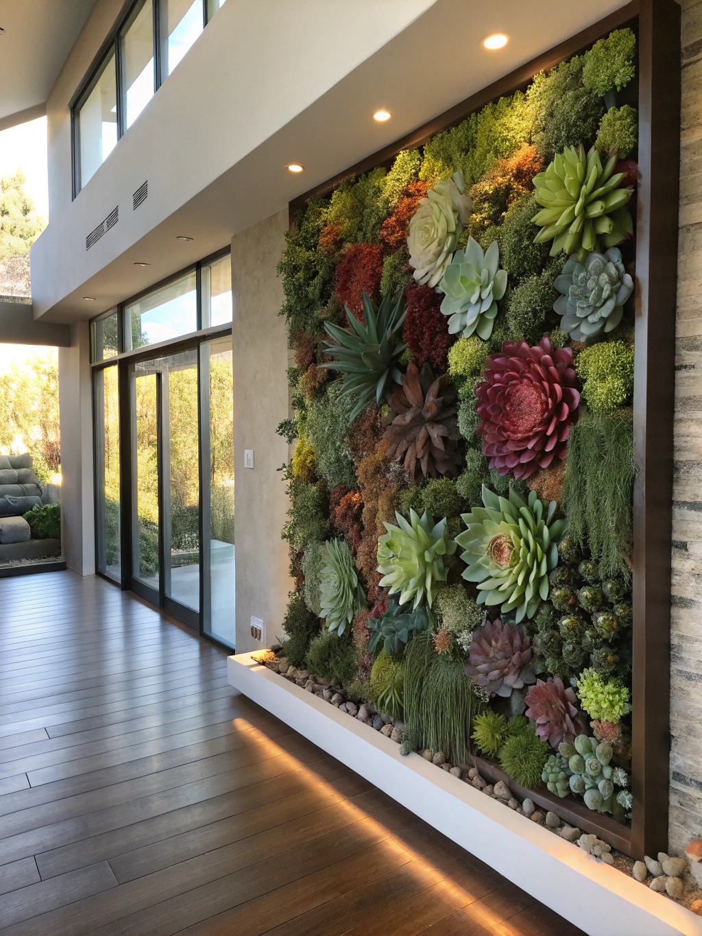 Succulent Walls for Indoor Elegance