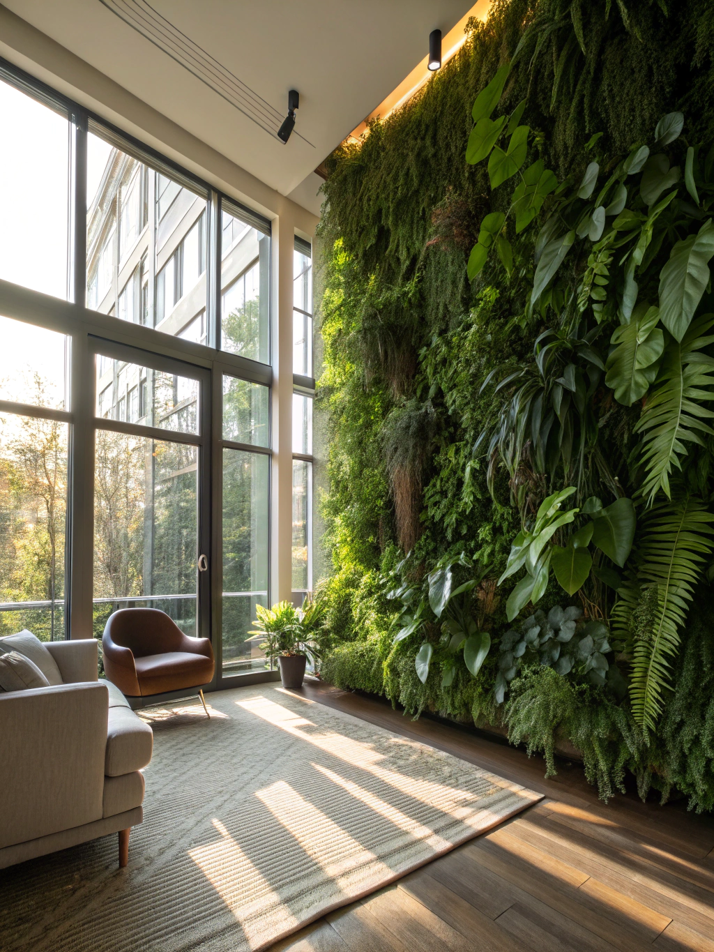 Living Walls with a Touch of Greenery