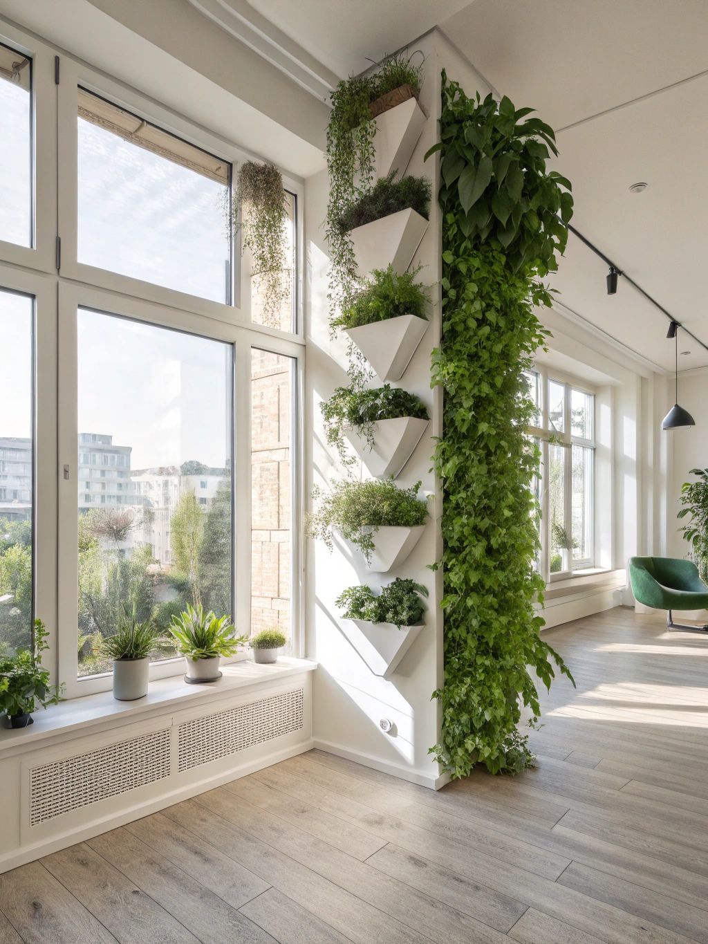 Maximizing Compact Spaces with Wall Planters
