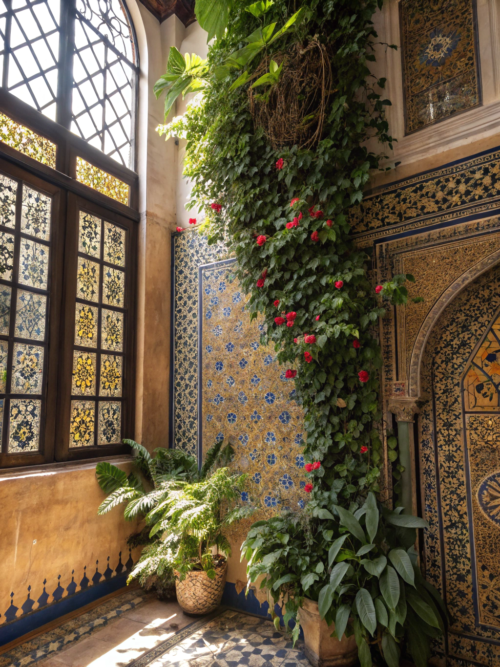 Unique Wall Decor with Moroccan Influence