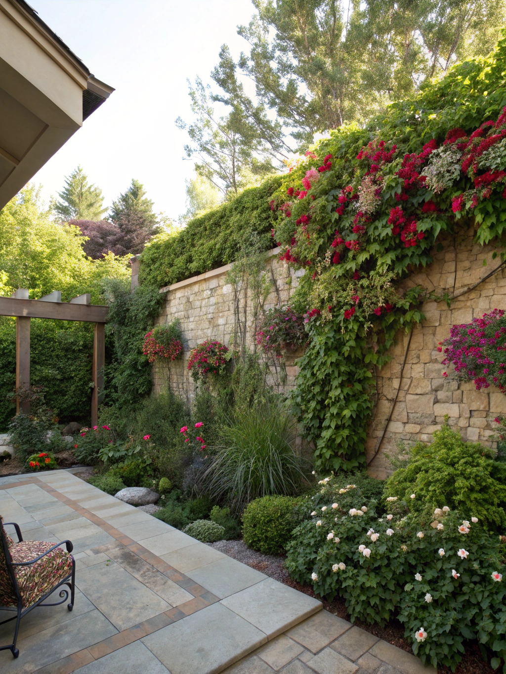 Outdoor Living Plant Walls for Natural Beauty