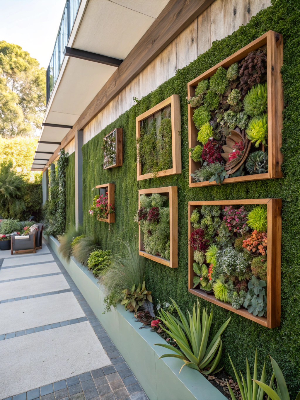 Succulent Frames for a Modern Garden Look