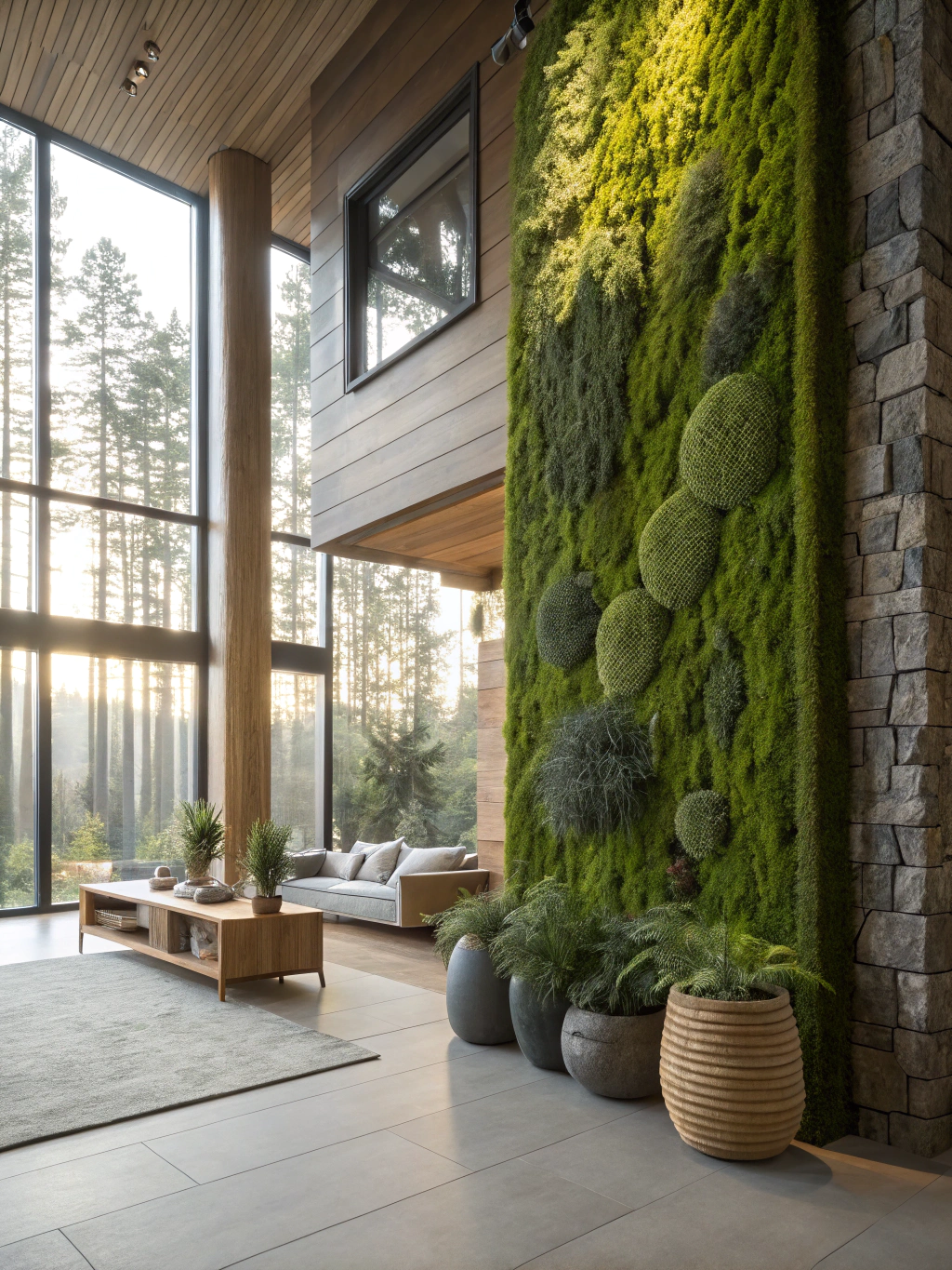 Vertical Moss Walls for a Unique Touch