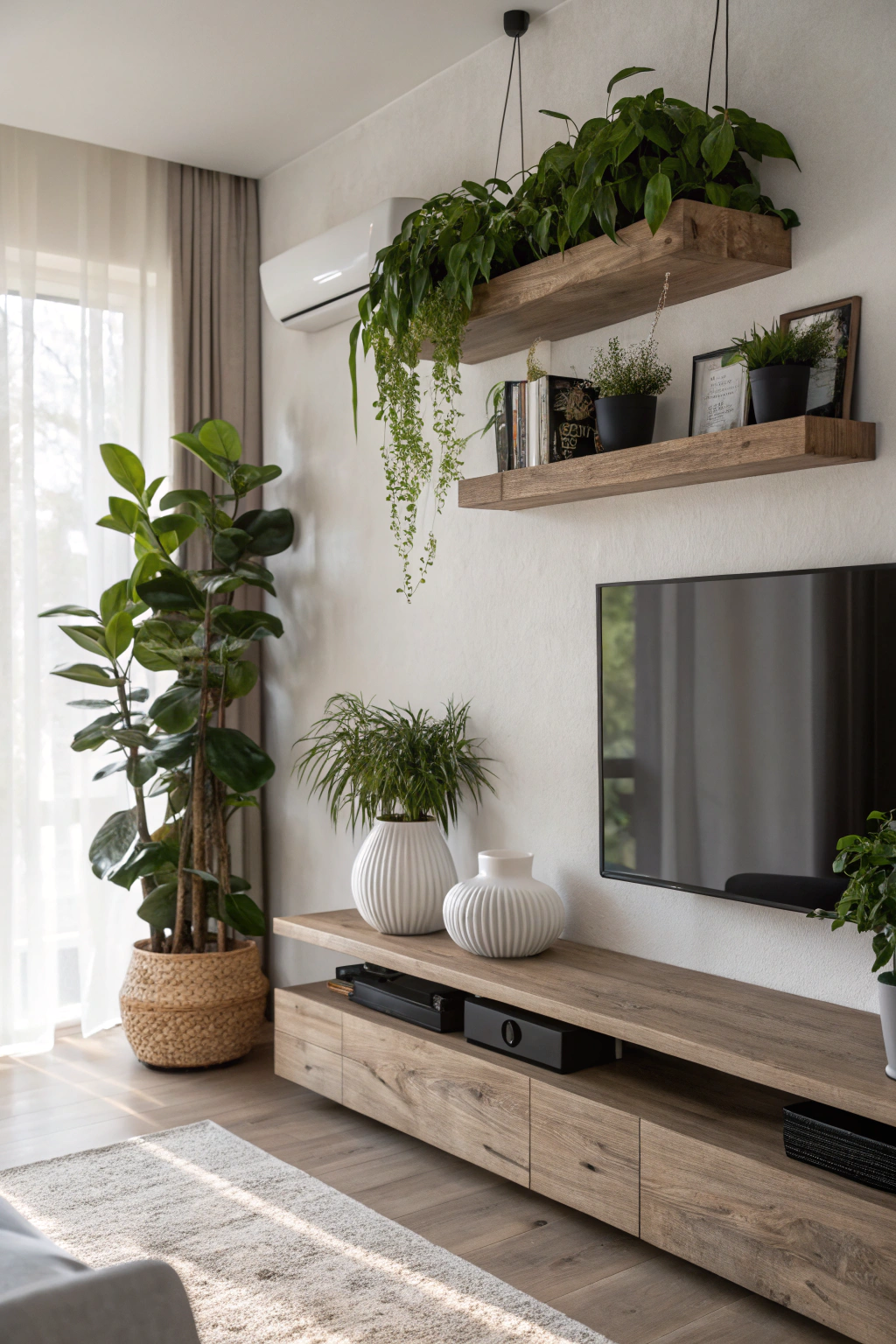 Modern Minimalist Plant Shelves