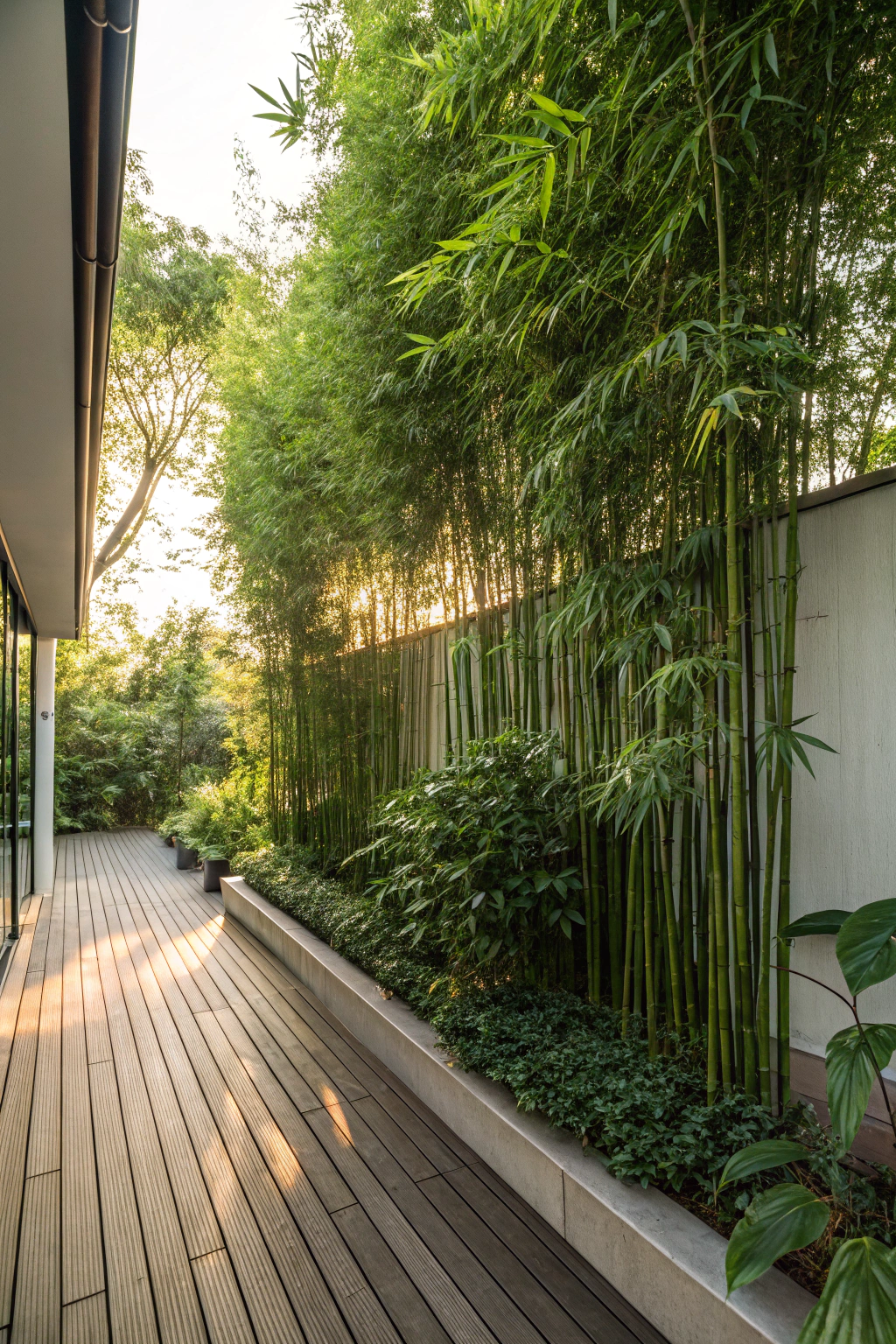 Serene Bamboo Walls for Patios