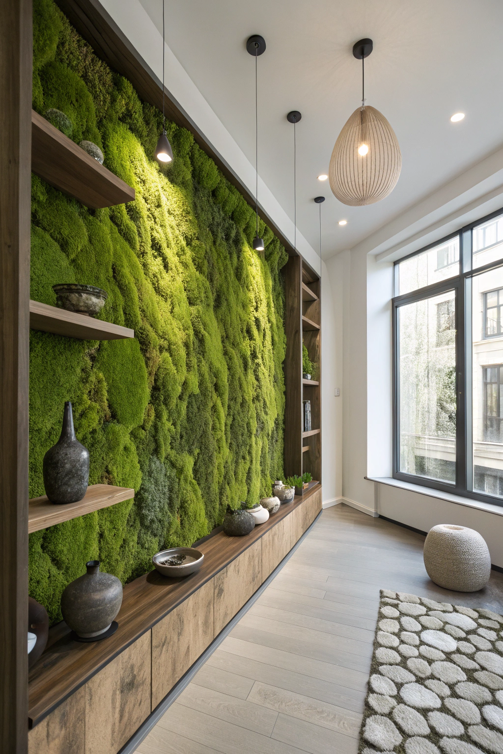 Moss Walls for a Touch of Nature