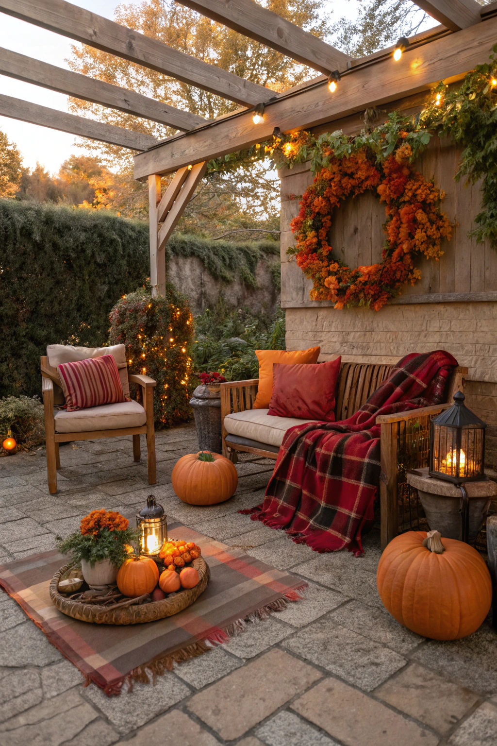 Budget-Friendly Fall Patio Decor