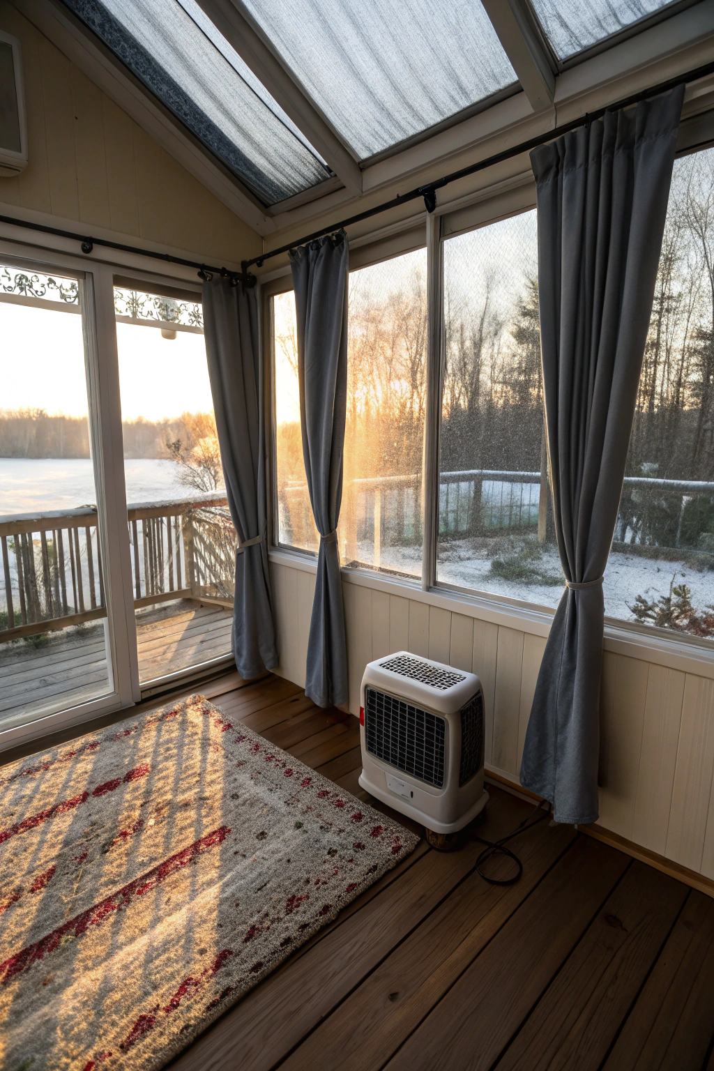 Enclosed Patio Winterizing Tips