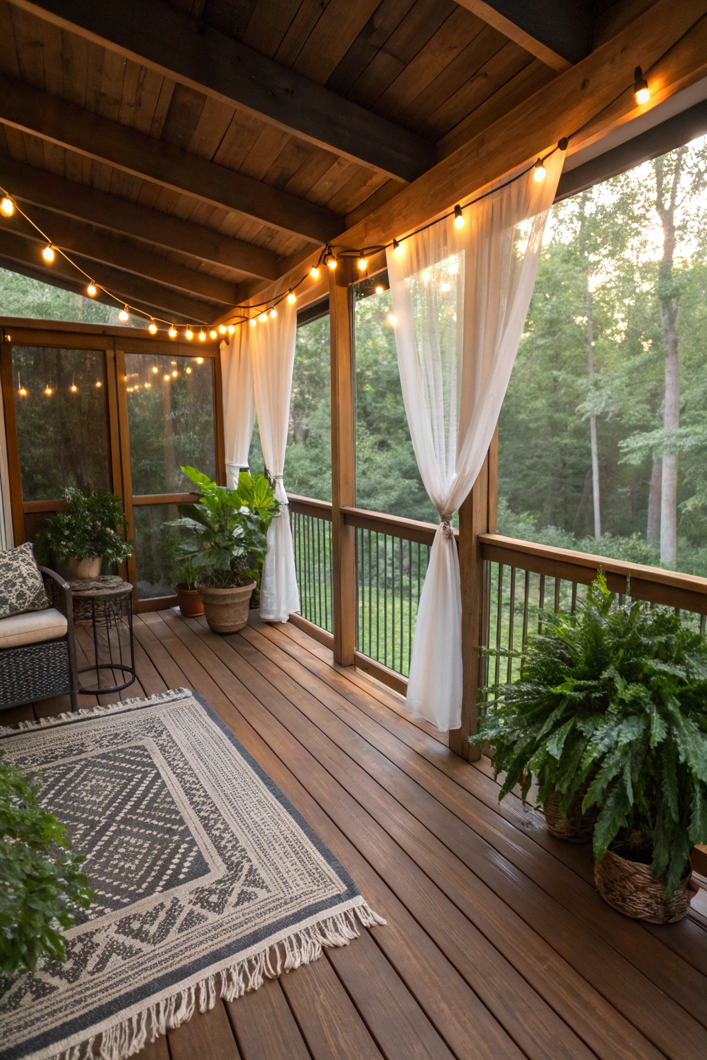 Screened Deck Beautification