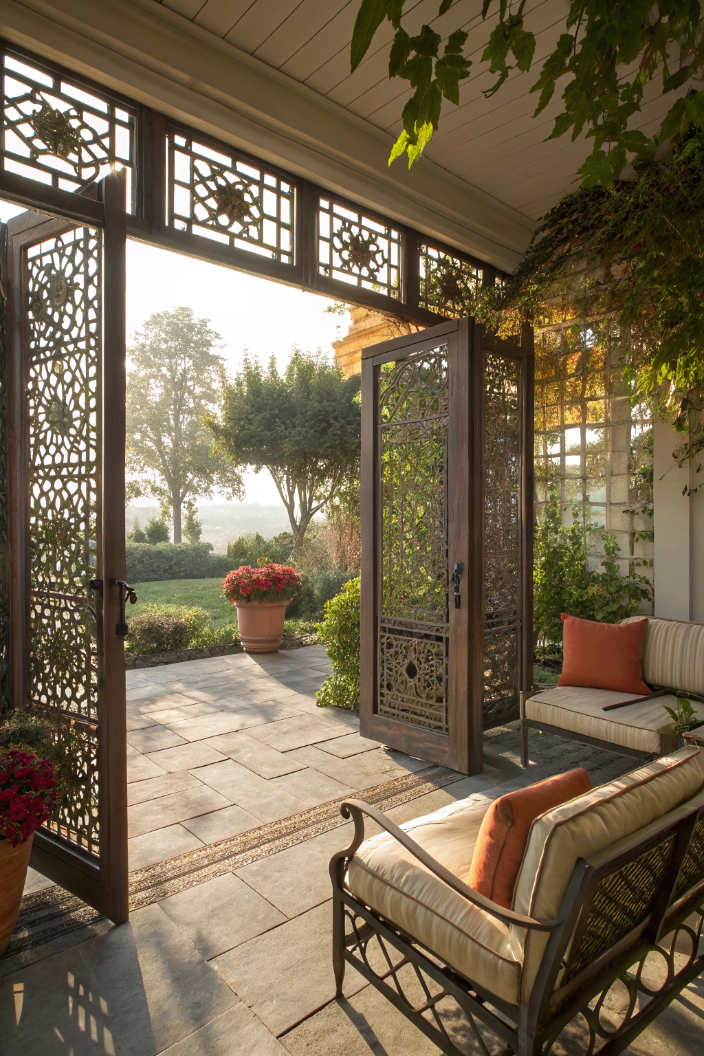 Using Screen Doors for Enclosure