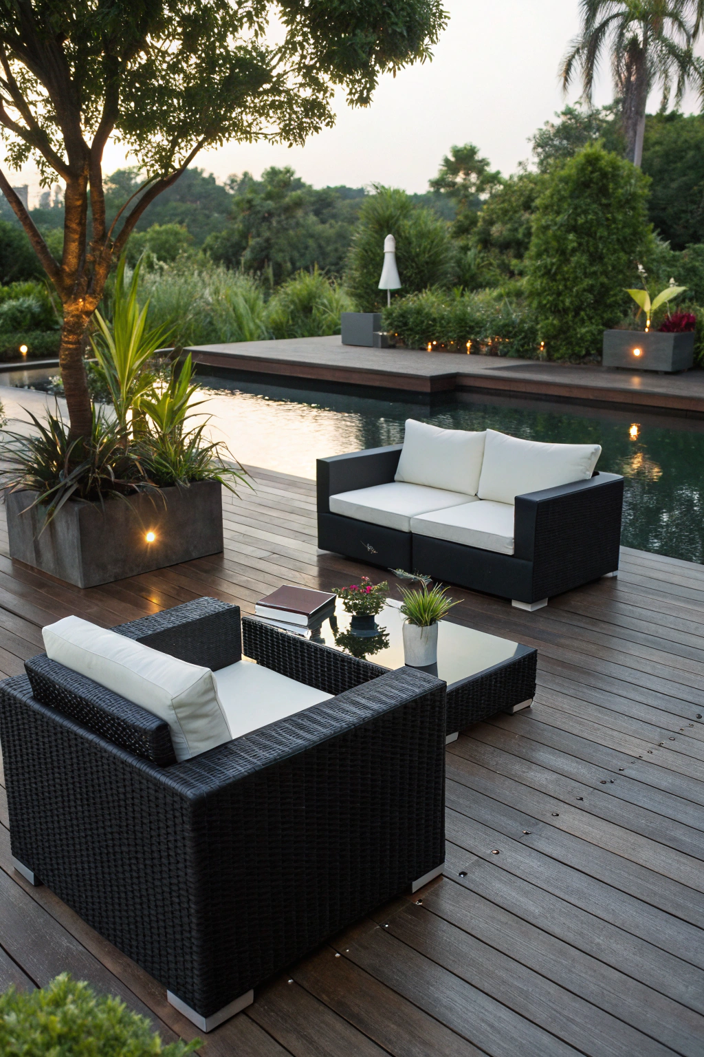 Black Modern Outdoor Furniture Trends