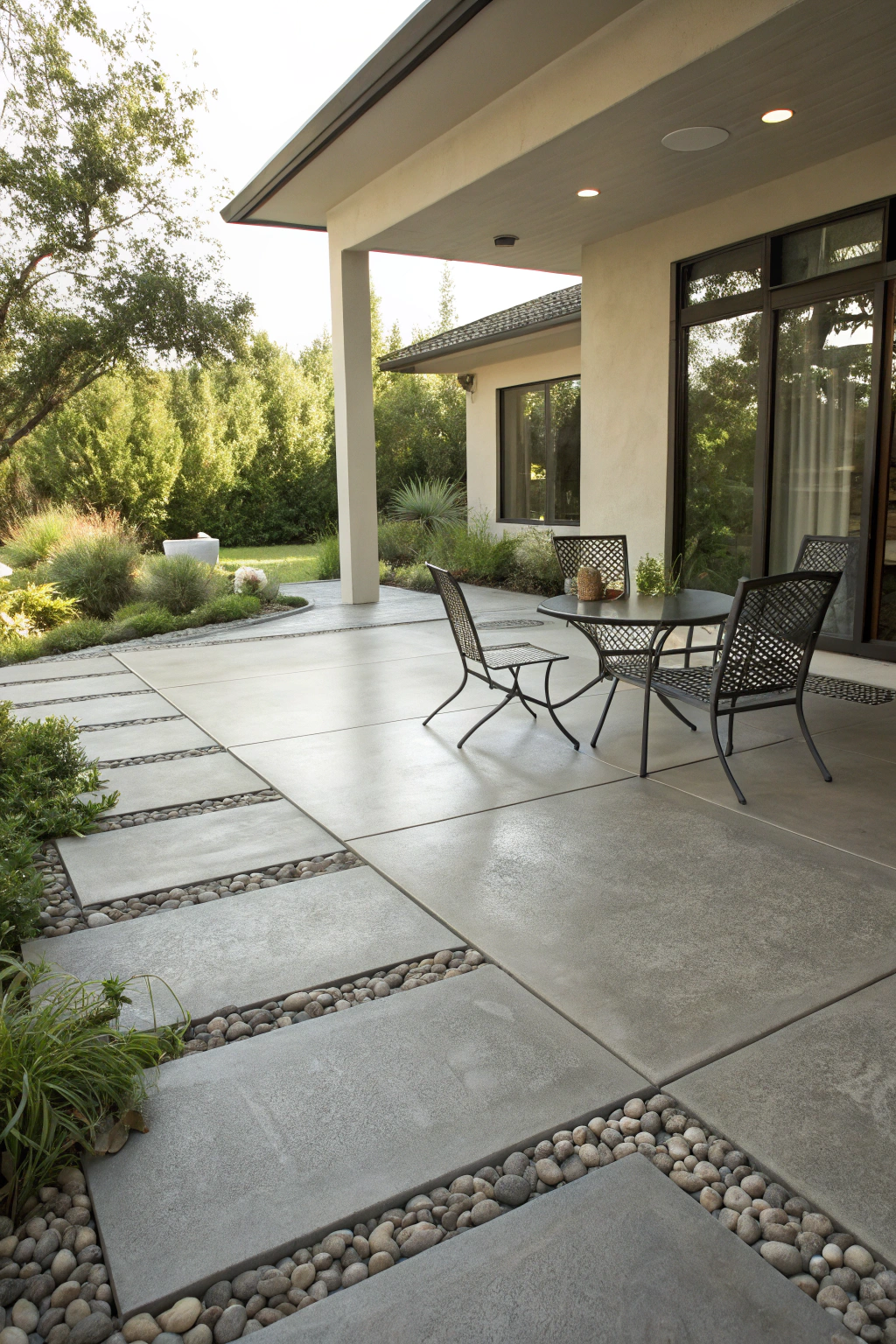 Poured Cement Patio Ideas