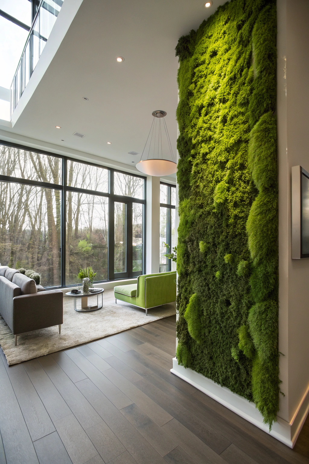 Vertical Moss Walls for a Touch of Elegance