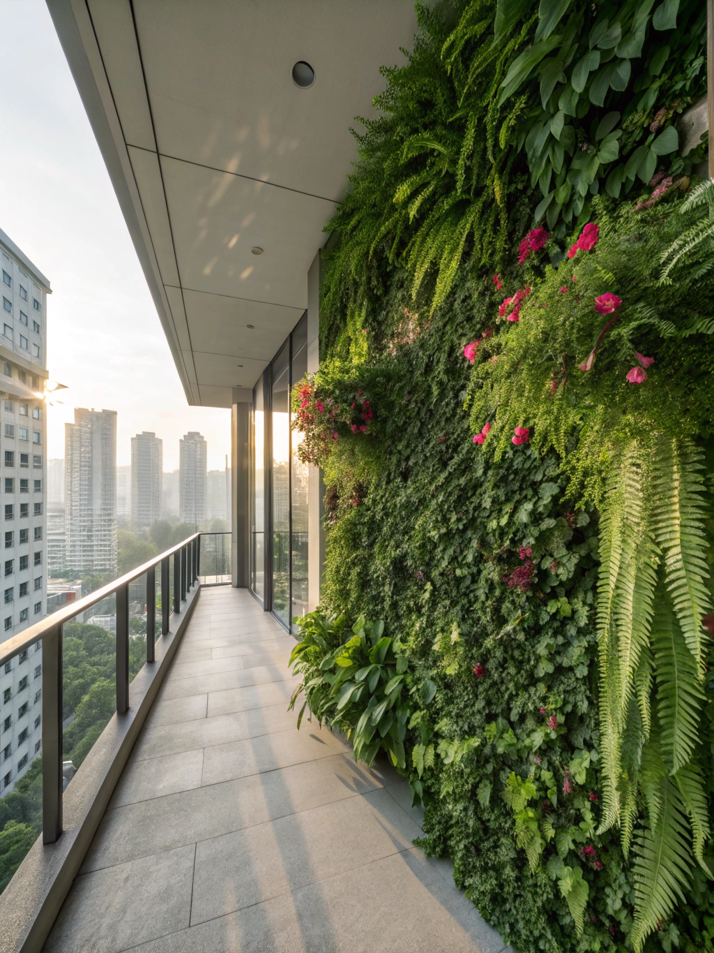 Lush Living Walls for Urban Retreats