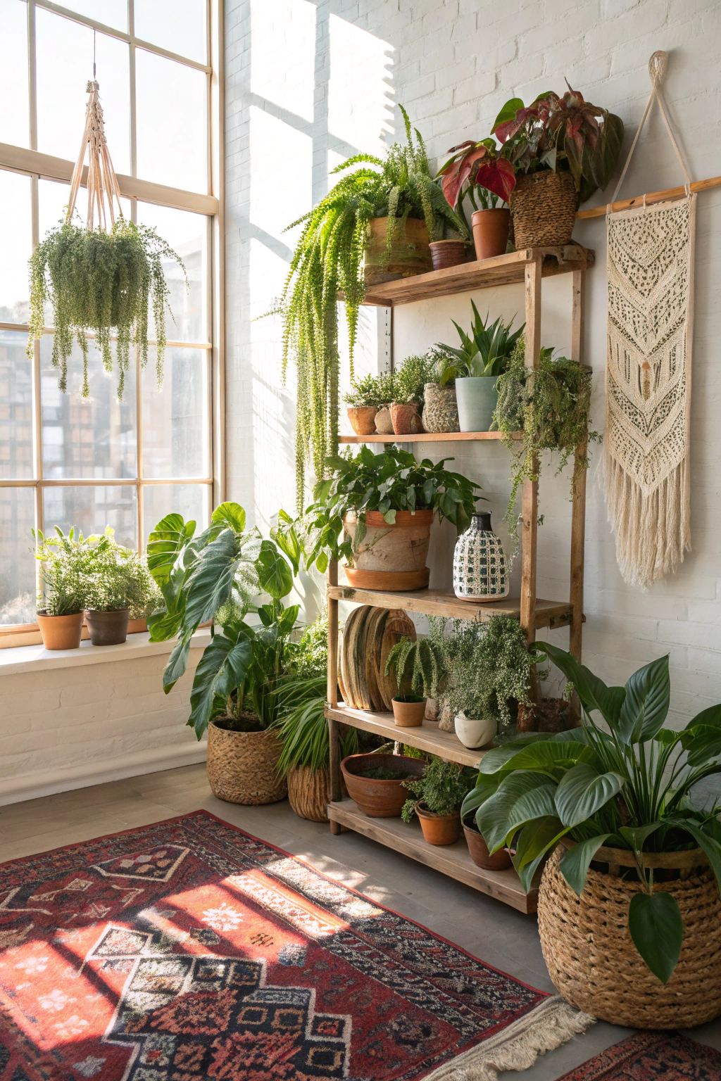 Boho Maximalist Decor for Plant Lovers