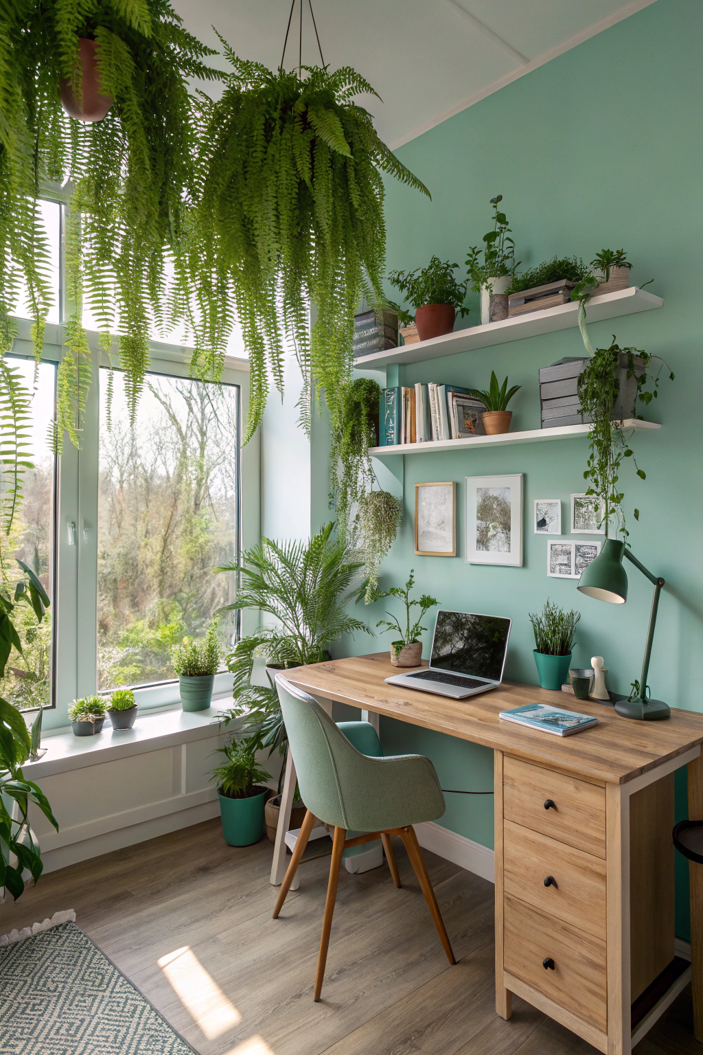 Crafting a Plant-Filled Home Office