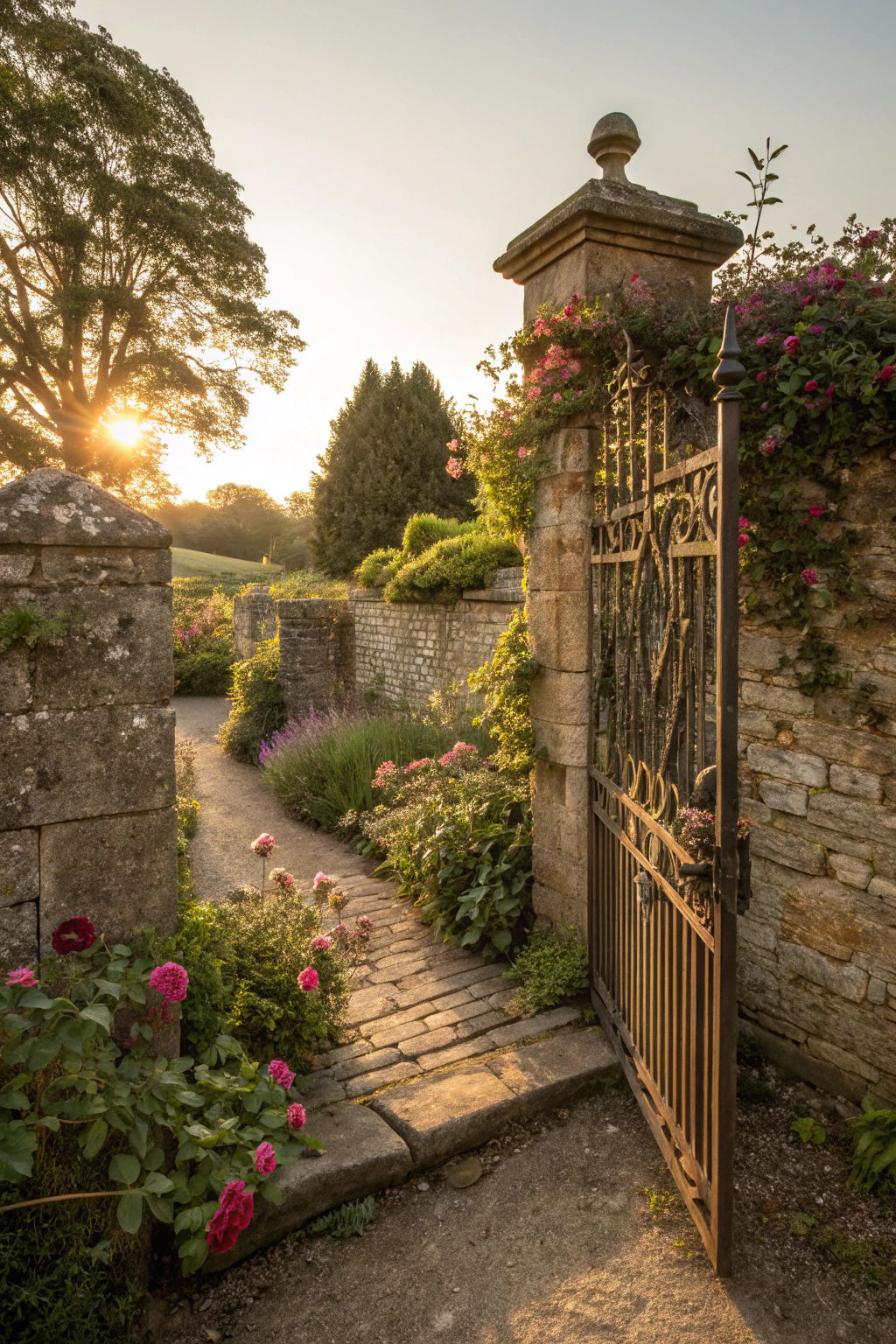 Inspired Fences and Gates for Garden Charm