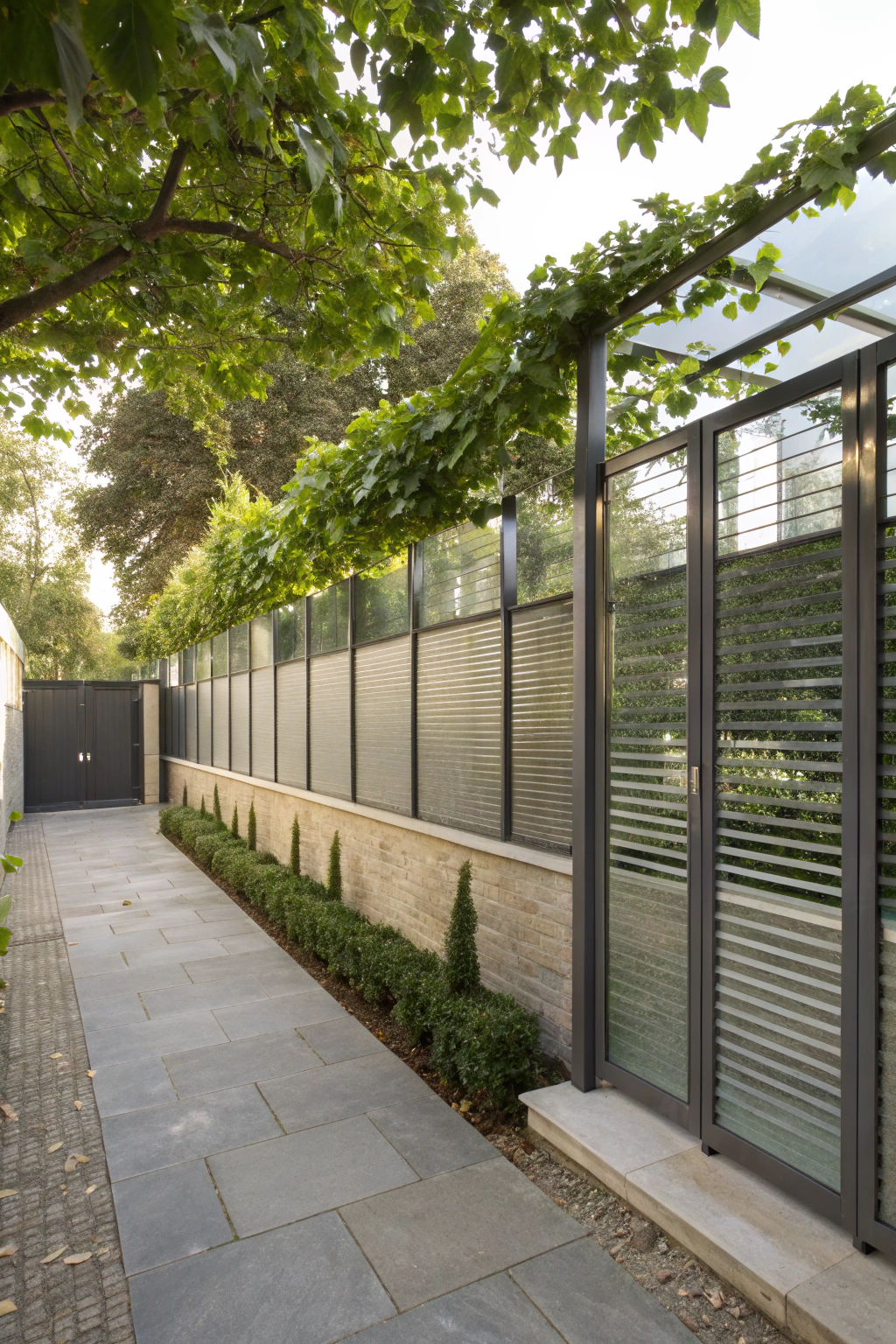 Modern Fencing for a Contemporary Garden Look