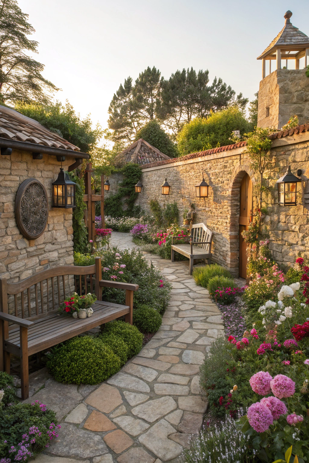 Cottage-Inspired Outdoor Living Spaces