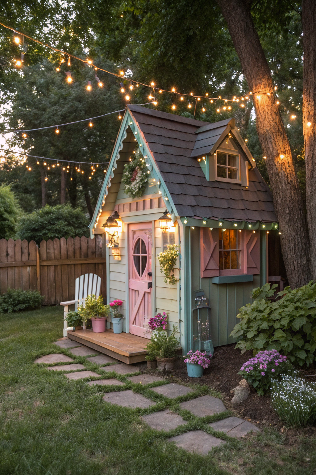 Crafting a Magical Corner Playhouse