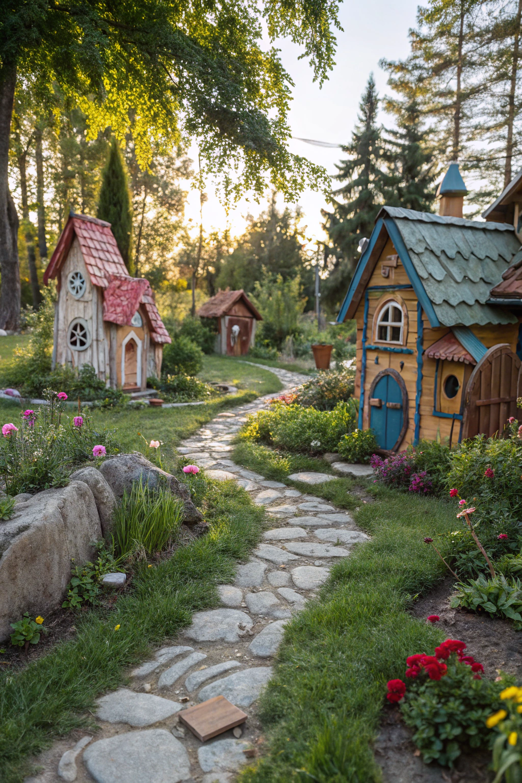 Creating a Whimsical Outdoor Play Village