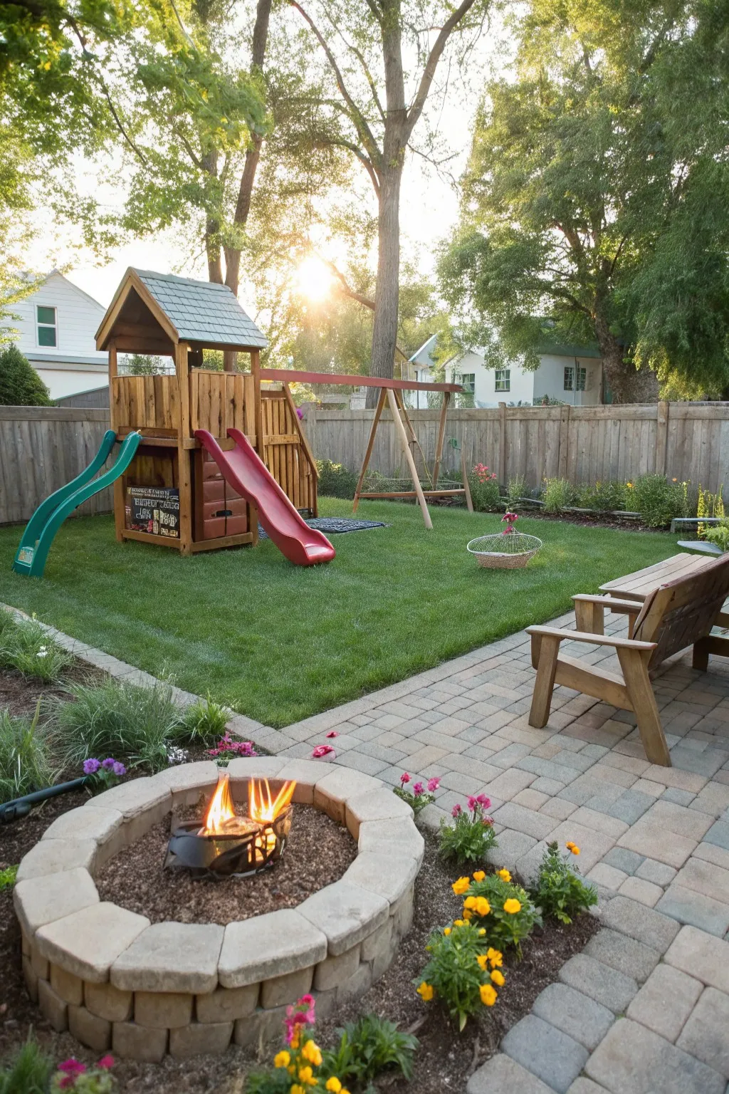 Charming Backyard Goals for Families
