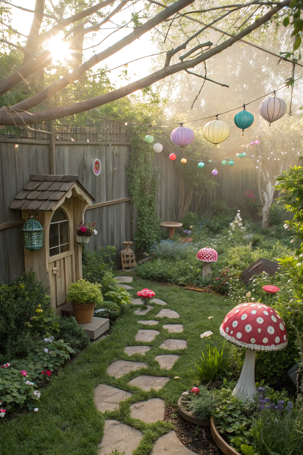 Backyard Play Spaces with a Touch of Magic