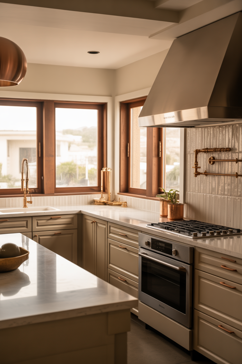 Resort-Style Elegance in Home Kitchens