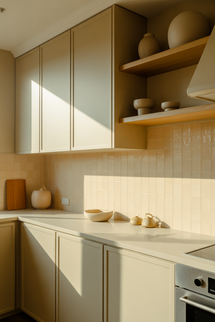 The Warmth of Creamy Interior Accents