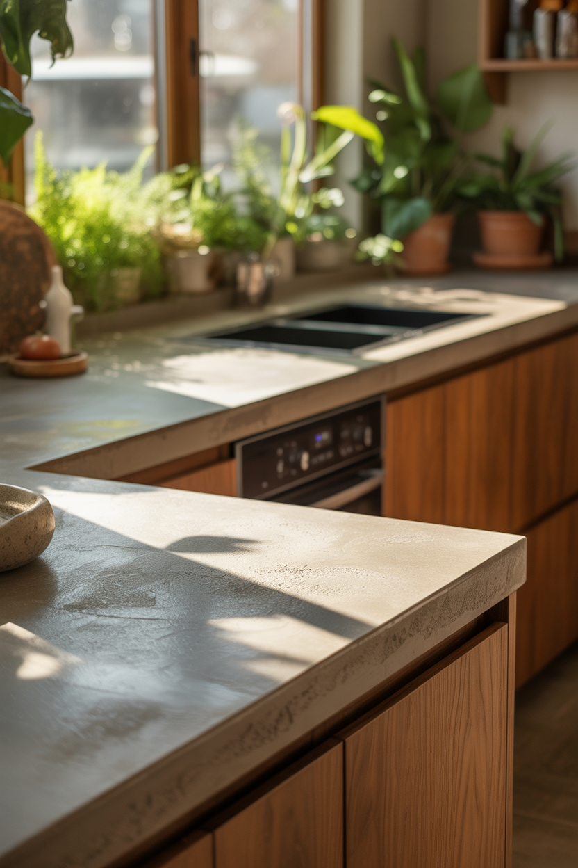 Achieving Minimalist Elegance with Concrete Countertops