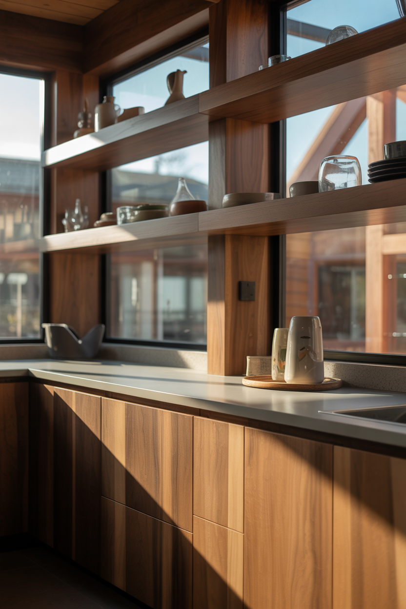 Floating Shelves: A Modern Touch