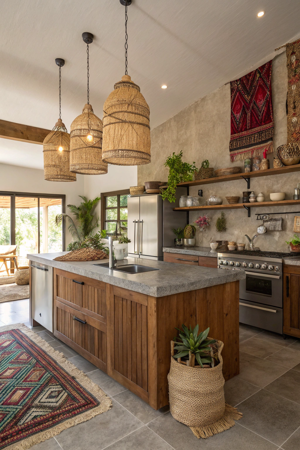 Balancing Boho and Contemporary Styles