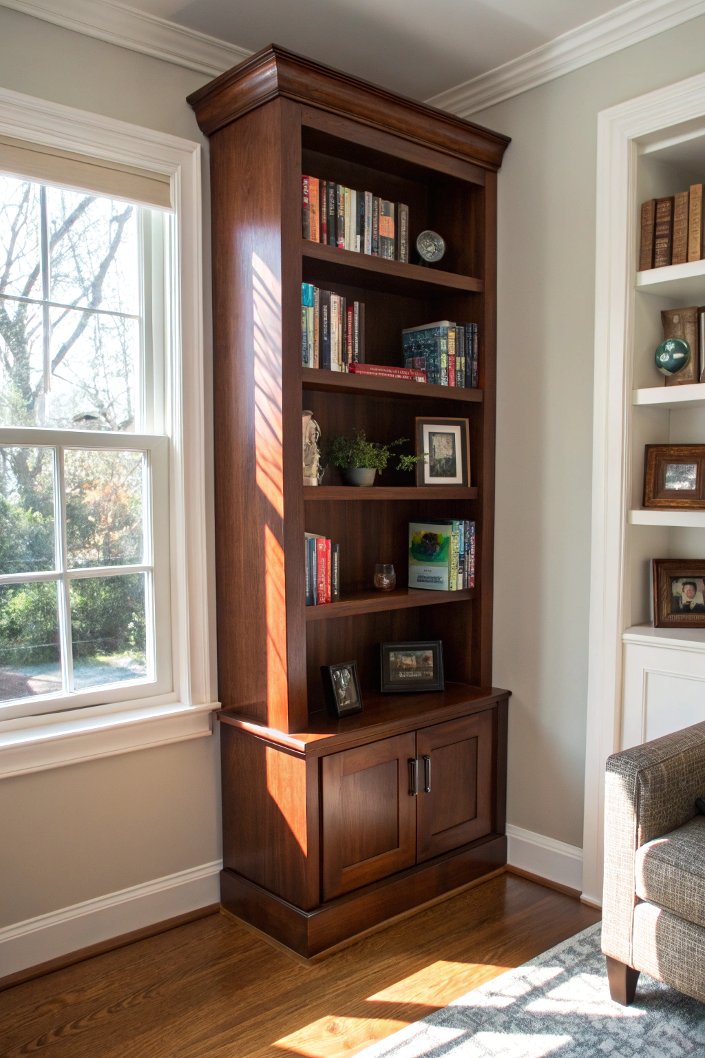 Bookshelves That Fit Perfectly in Tiny Nooks