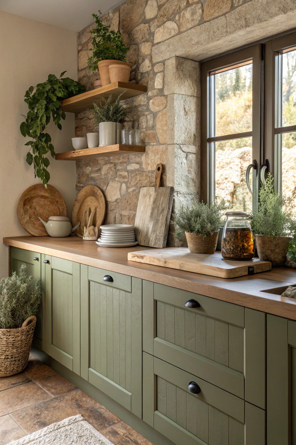 Olive Green Cabinet Trends