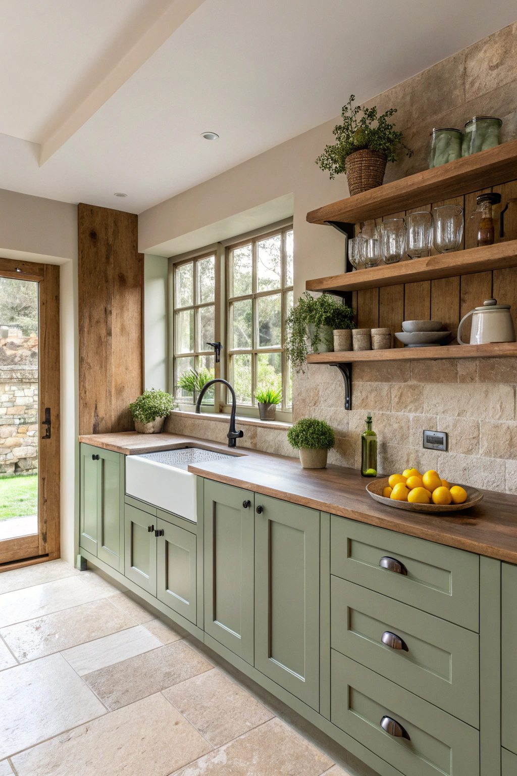 Sage Green Cabinets and More