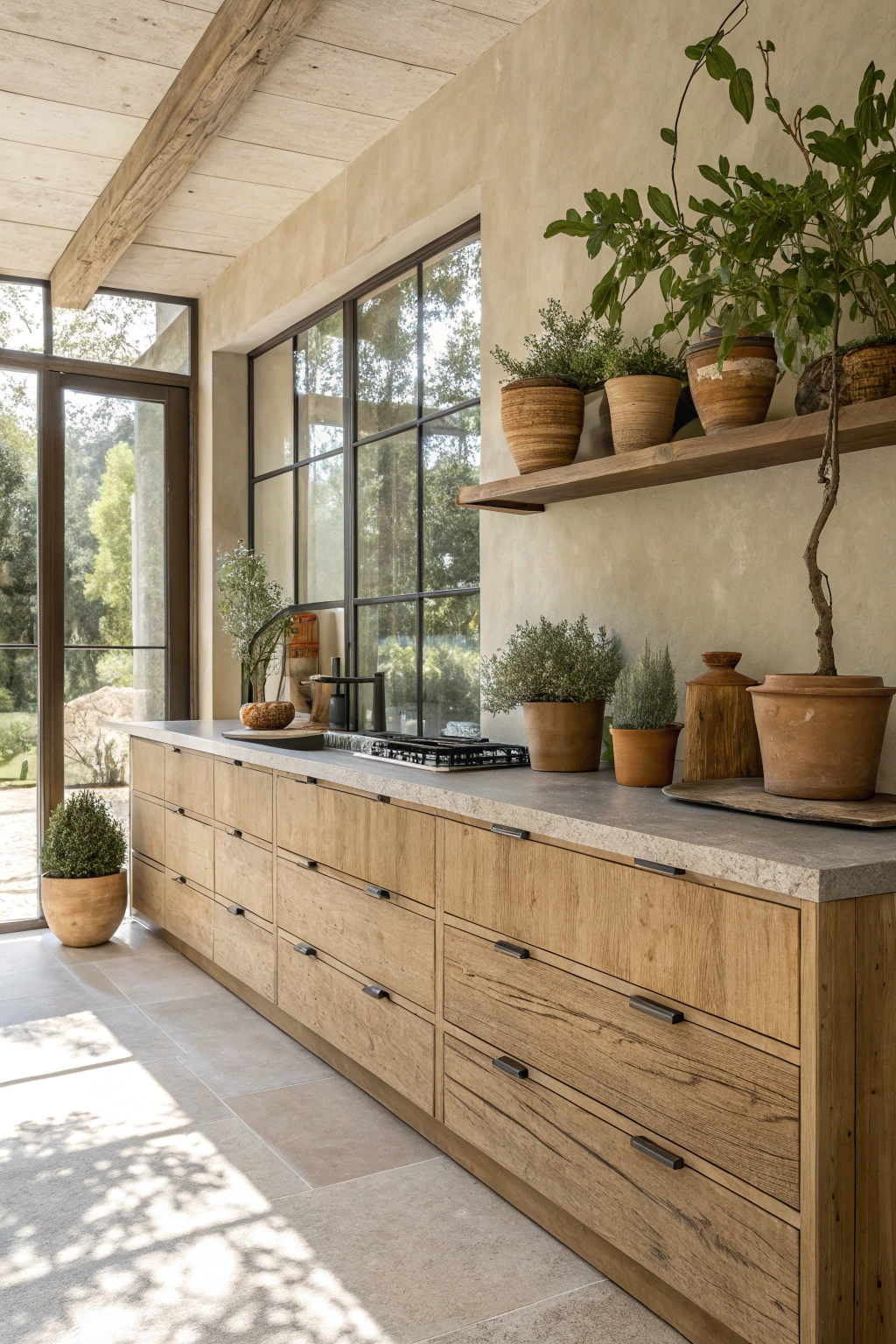 Organic Modern Kitchen Vibes