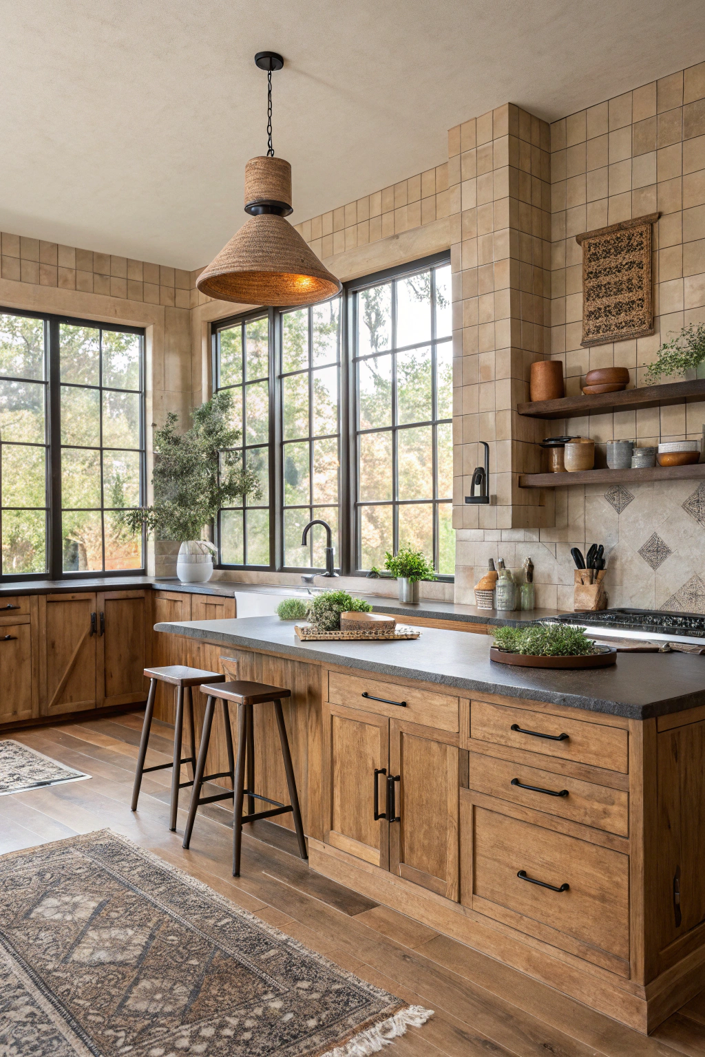 Old Kitchen Layout with Modern Flair