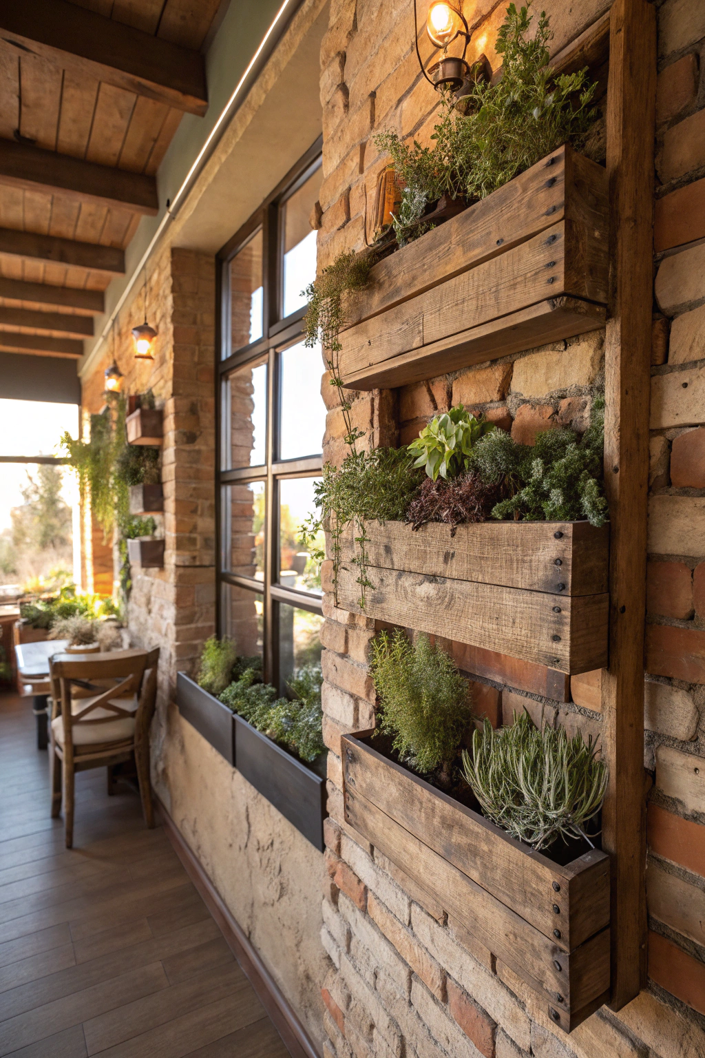 Rustic Charm: Wall Planters with a Twist