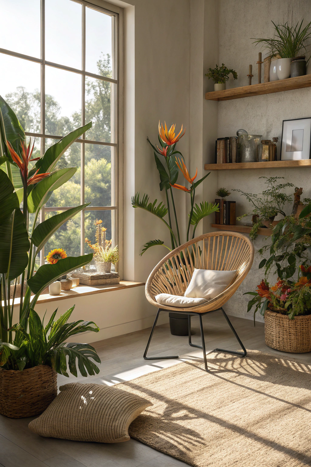 Creating a Relaxing Oasis with Birds of Paradise