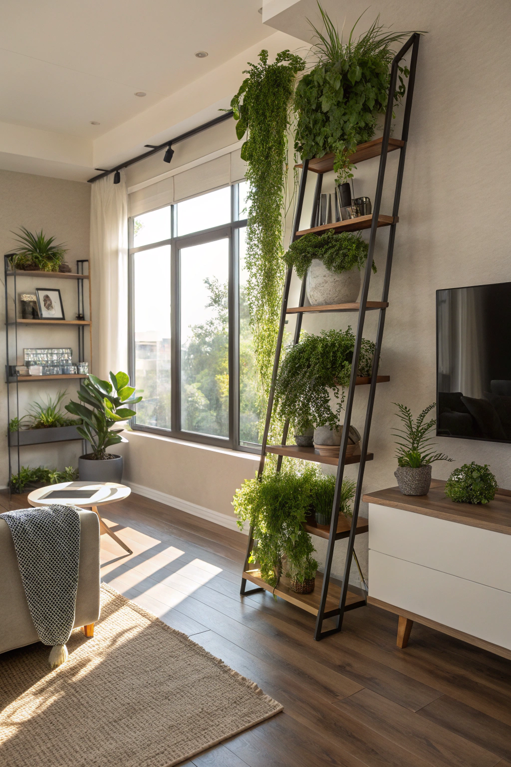 Unique Plant Shelves for Vertical Decor