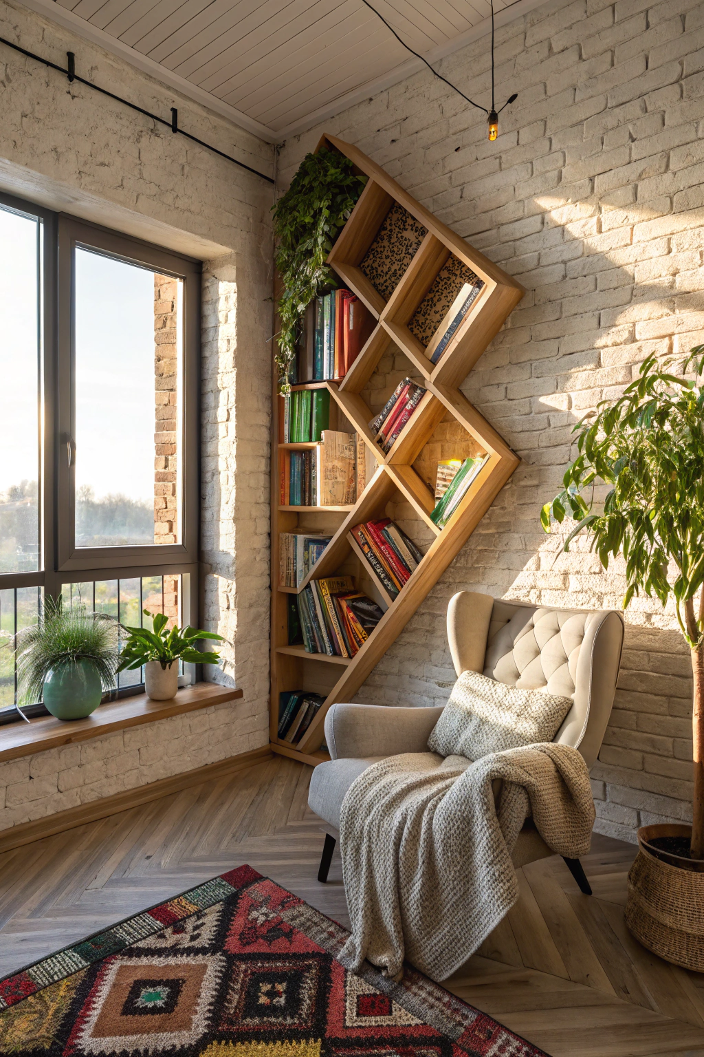Unique Bookshelf Arrangements