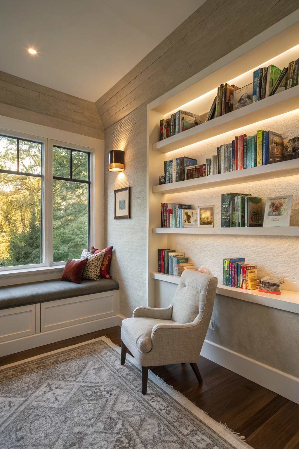 Floating Bookshelves for Modern Looks