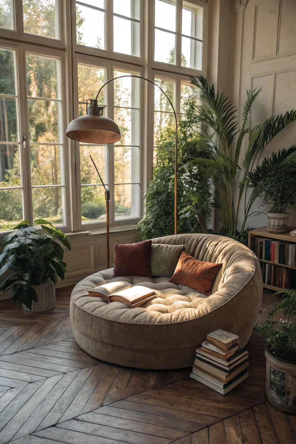 Reading Spaces with Round Couches