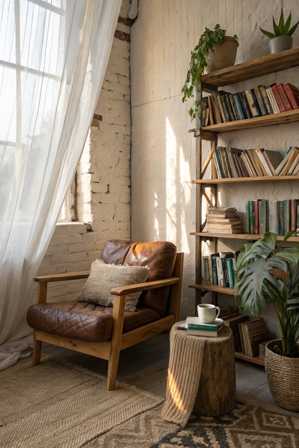 Soulful Simplicity: Wabi Sabi Inspired Reading Corners