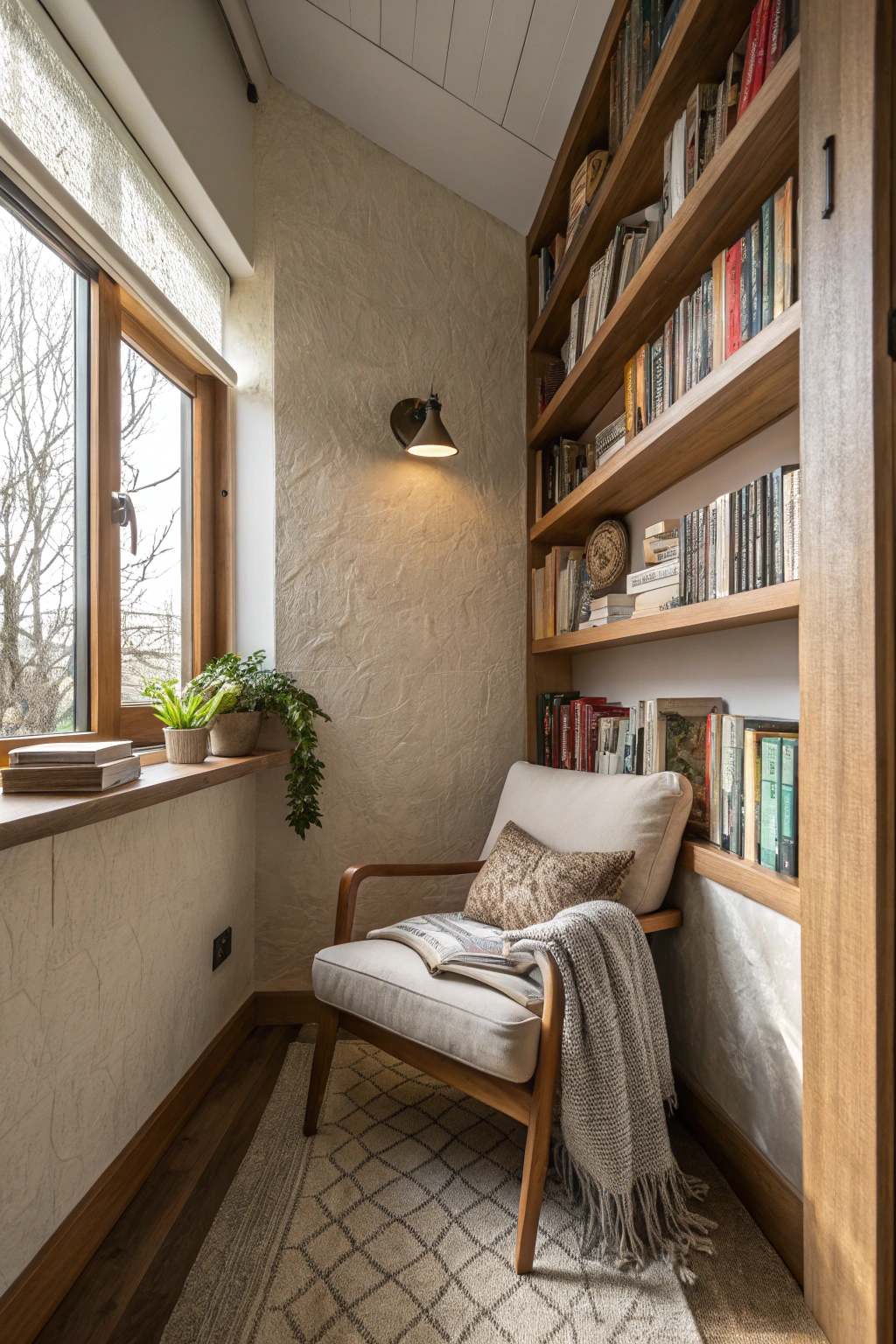 Adapting Narrow Spaces for Cozy Reading