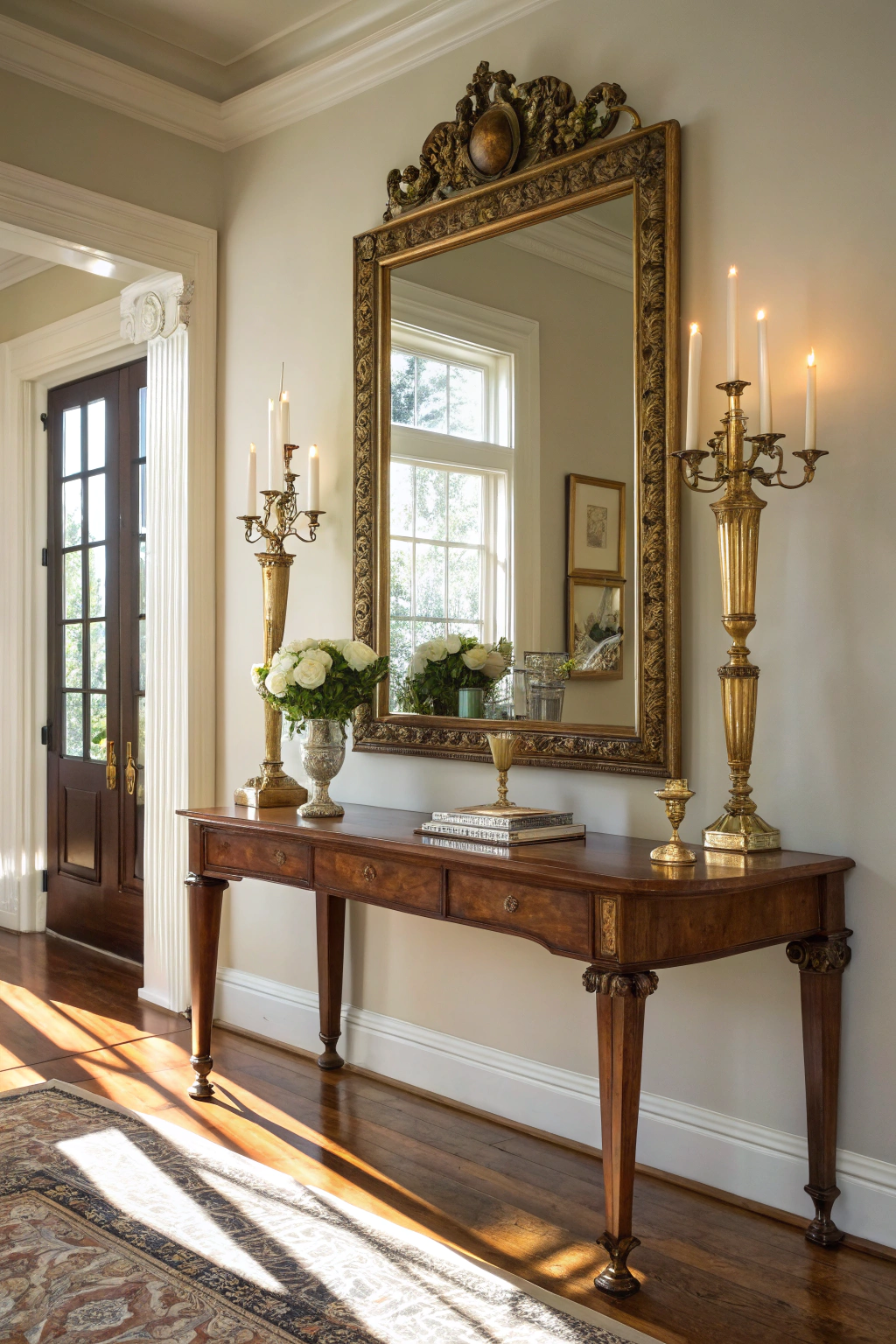 Timeless Elegance with Foyer Console Table Decor