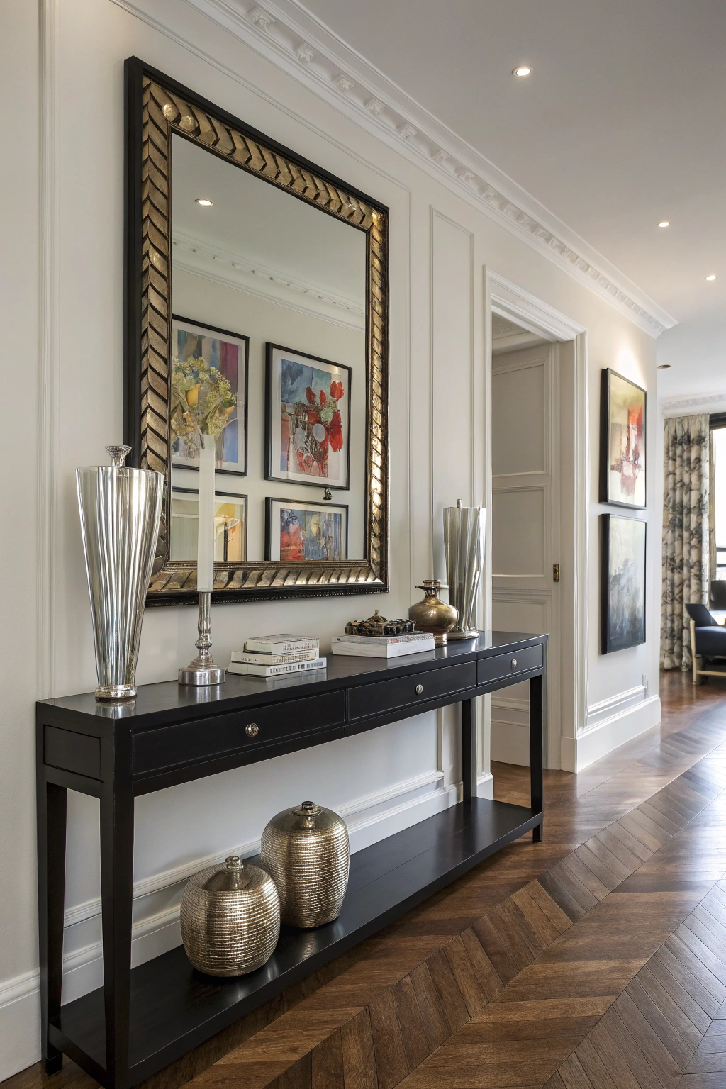 Black Console Tables: A Bold Statement for Your Hallway